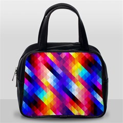 Abstract Background Colorful Pattern Classic Handbag (one Side) by Semog4