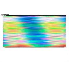 Wave Rainbow Bright Texture Pencil Case by Semog4