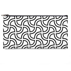 Pattern-monochrome-repeat- Pencil Case by Semog4