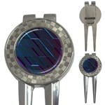 Glass-scifi-violet-ultraviolet 3-in-1 Golf Divots Front