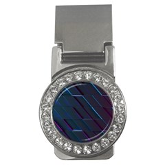 Glass-scifi-violet-ultraviolet Money Clips (cz)  by Semog4