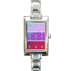 Pattern-banner-set-dot-abstract Rectangle Italian Charm Watch by Semog4