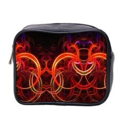 Background Fractal Abstract Mini Toiletries Bag (two Sides)