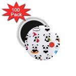 Giant Panda Bear Cuteness 1.75  Magnets (100 pack)  Front