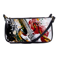 Electric Guitar Grunge Shoulder Clutch Bag by Salman4z