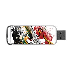 Electric Guitar Grunge Portable Usb Flash (two Sides) by Salman4z