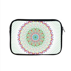 Flower Abstract Floral Hand Ornament Hand Drawn Mandala Apple Macbook Pro 15  Zipper Case by Salman4z