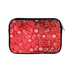 Christmas Pattern Red Apple Ipad Mini Zipper Cases by Salman4z