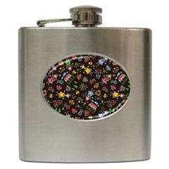 Cartoon Texture Hip Flask (6 Oz) by Salman4z