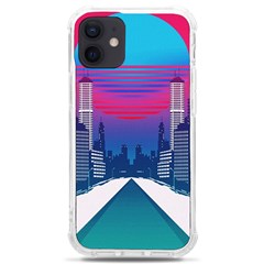 Retro Cityscape Artist Artwork Digital Art Iphone 12 Mini Tpu Uv Print Case	 by Salman4z