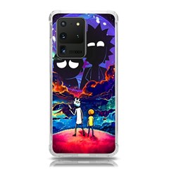 Rick And Morty In Outer Space Samsung Galaxy S20 Ultra 6 9 Inch Tpu Uv Case by Salman4z