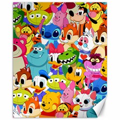 Illustration Cartoon Character Animal Cute Canvas 11  X 14  by Sudheng