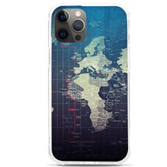 Vintage World Map Illustration Artwork Water Drop Digital Art Arts Iphone 12 Pro Max Tpu Uv Print Case by Sudheng