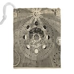 Old vintage astronomy Drawstring Pouch (4XL) Back