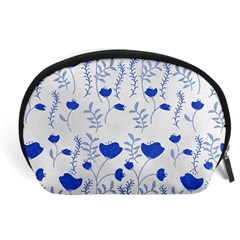 Blue Classy Tulips Accessory Pouch (large) by ConteMonfrey