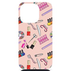 Manicure Iphone 14 Pro Black Uv Print Case by SychEva