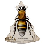 Bee Beekeeping Christmas Tree Ornament (Two Sides) Back