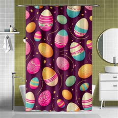 Easter Eggs Egg Shower Curtain 48  X 72  (small)  by Ravend