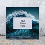 Tsunami Waves Ocean Sea Water Rough Seas Blue White Box Photo Frame 4  x 6  Front