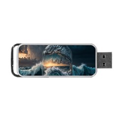 Fantasy People Mysticism Composing Fairytale Art 2 Portable Usb Flash (two Sides) by Uceng