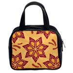 Flower Mandala Template Sketch Drawing Art Classic Handbag (Two Sides) Front