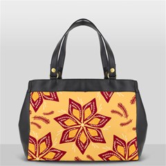 Flower Mandala Template Sketch Drawing Art Oversize Office Handbag by Uceng