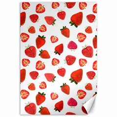 Strawberries Canvas 12  X 18  by SychEva