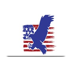 Usa Flag Eagle Symbol American Bald Eagle Country Plate Mats by Wegoenart