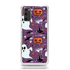 Pumpkin Ghost Witch Hat Halloween Sketch Holiday Samsung Galaxy S20 6 2 Inch Tpu Uv Case by Ravend