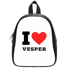 I Love Vesper School Bag (small) by ilovewhateva