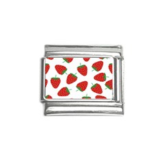 Seamless Pattern Fresh Strawberry Italian Charm (9mm) by Salman4z