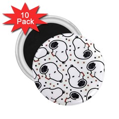 Dog Pattern 2 25  Magnets (10 Pack)  by Salman4z