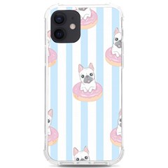 French Bulldog Dog Seamless Pattern Iphone 12/12 Pro Tpu Uv Print Case by Salman4z