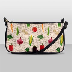 Vegetables Shoulder Clutch Bag by SychEva