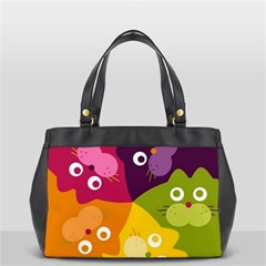 Colorful Cats Oversize Office Handbag (2 Sides) by Sparkle