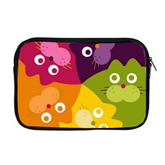 Colorful Cats Apple Macbook Pro 17  Zipper Case by Sparkle