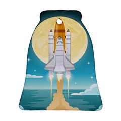 Space-exploration-illustration Ornament (bell) by Salman4z