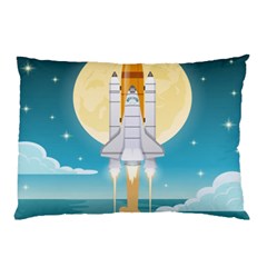 Space-exploration-illustration Pillow Case (two Sides) by Salman4z