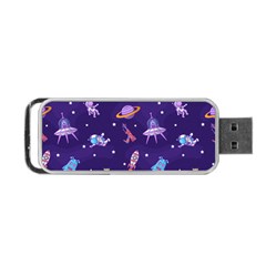 Space-seamless-pattern Portable Usb Flash (two Sides) by Salman4z