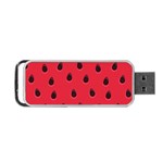 Seamless-watermelon-surface-texture Portable USB Flash (Two Sides) Front