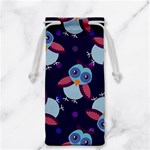 Owl-pattern-background Jewelry Bag Front