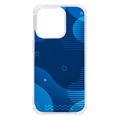 Abstract-classic-blue-background Iphone 14 Pro Tpu Uv Print Case by Salman4z