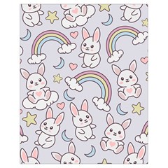 Seamless-pattern-with-cute-rabbit-character Drawstring Bag (small) by Salman4z