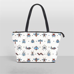 Insects-icons-square-seamless-pattern Classic Shoulder Handbag by Salman4z