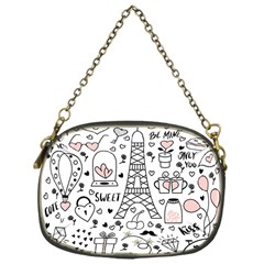 Big-collection-with-hand-drawn-objects-valentines-day Chain Purse (one Side) by Salman4z