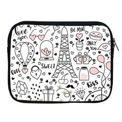 Big-collection-with-hand-drawn-objects-valentines-day Apple Ipad 2/3/4 Zipper Cases by Salman4z