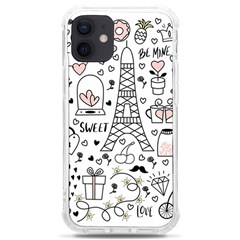 Big-collection-with-hand-drawn-objects-valentines-day Iphone 12 Mini Tpu Uv Print Case	 by Salman4z