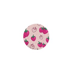 Seamless-strawberry-fruit-pattern-background 1  Mini Buttons by Salman4z