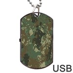 Camouflage-splatters-background Dog Tag USB Flash (One Side) Front