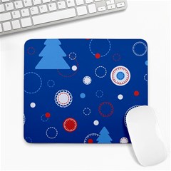 Christmas Pattern Tree Design Large Mousepad by pakminggu